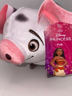 Disney Pua Plush - Pink, White and Brown Moana Pig